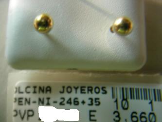 pendientes ni&ntilde;a